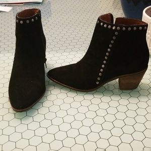 Lucky brand black booties